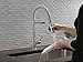 Delta Essa Matte Black Touch Kitchen Faucet with Pull Down Sprayer, Modern Single Hole Touch On Kitchen Sink Faucet, Single Handle, Matte Black 9113T-BL-DST