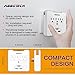 AbboTech Light Switch With Wall Plates Included,Decorative ON/OFF Wall Switch Single Pole,15A,120-270V,Residential&Commercial Grade,10 Pack,UL Listed,White (three way)