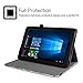 Fintie Asus Transformer Mini T102HA Case - PU Leather Folio Stand Cover with Auto Wake / Sleep for ASUS 10.1-inch Transformer Mini T102HA-D4-GR / T102HA-C4-GR 2 in 1 Touchscreen Laptop, Love Tree
