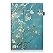 Fintie Surface Pro 6 Case - Premium Vegan Leather Folio Stand Cover with Stylus Holder, Compatible with Microsoft Surface Pro 5 / Pro 4 / Pro 3 / Pro LTE and Type Cover Keyboard (Blossom)
