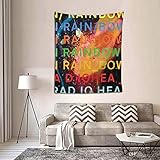 OOPL Radiohead in Rainbows Wall Tapestry with Art
