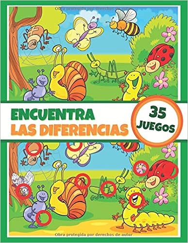 Livres Couvertures de Encuentra las diferencias - 35 juegos: Libro de actividades para niños - Libro de juegos - A partir de 5 años (Español) Tapa blanda – 19 marzo 2020