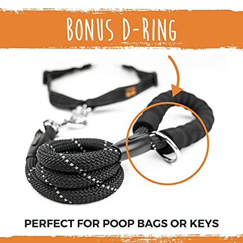 Mighty Paw Double Dog Leash Dual Two Pet Lead with Comfort Grip, and