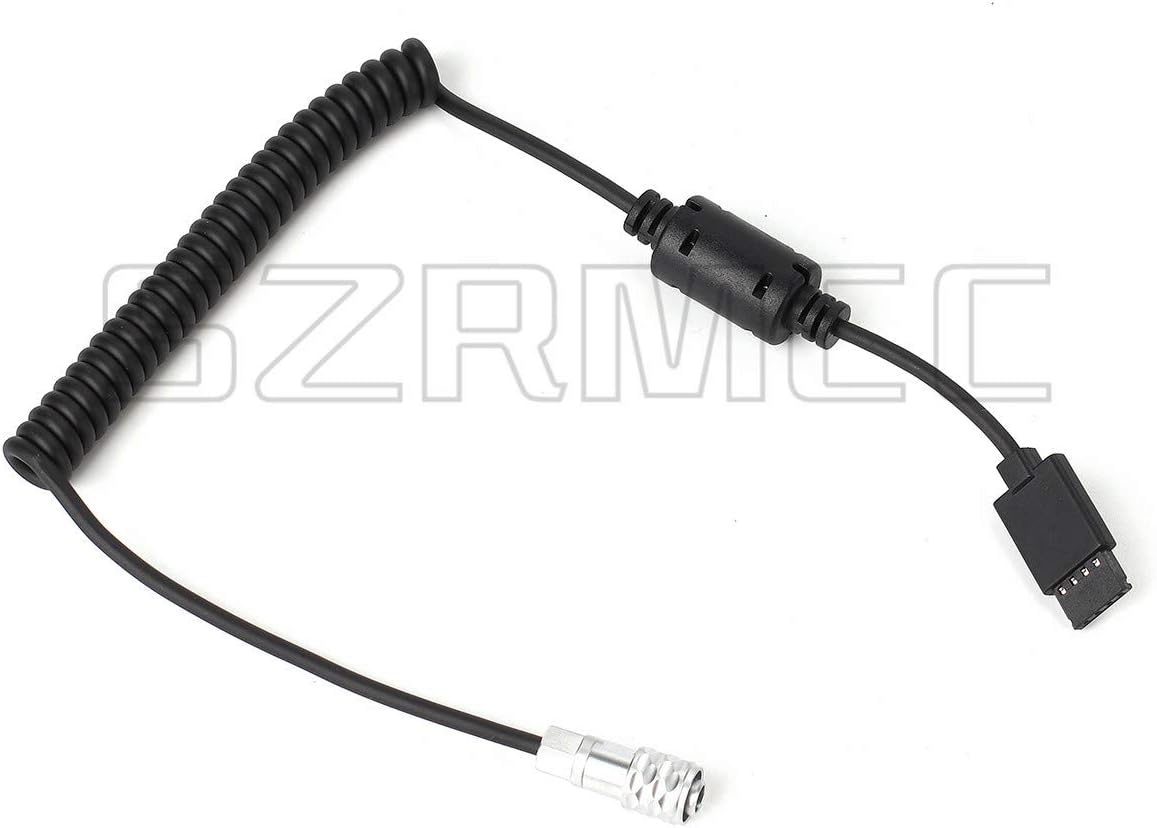 SZRMCC BMPCC 4K 6K Power Cable for DJI Ronin S Gimbal to Weipu SF610 2 Pin Female BMD Blackmagic Pocket Cinema Camera 4K (Coiled Cable) - Image 3