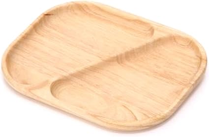 Amazon ラトルウッド Rattlewood ワンプレート 木製 食器 皿 仕切り付 おしゃれ かわいい 北欧 カフェ 中皿 洋食器 21 8cm 17 4cm ダイアゴナル ボヌール 和食器 アウトドア q ナチュラル ラッピング無料 ギフト 贈答品 Rattle Wood ラトル ウッド 仕切り皿