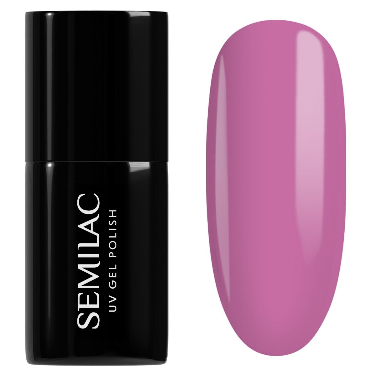 SEMILAC Gel Nail Polish 009 Baby Girl Pink - Full Coverage Gel Polish - Soak Off Easy To Use LED/UV Nail Lamp - Long Lasting Manicure and Pedicure up to 3 weeks
