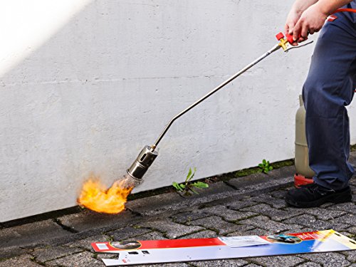 ROTHENBERGER Industrial Hochleistungsbrenner RoMaxi Premium Inkl. 5M Propan Gasschlauch, Unkrautvernichter… – Bild 5