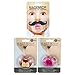Funny Baby Mustache Pacifier: Cute Baby Pacifiers Designed with Adorable kiss Lips, Funny Teeth and Mustaches Make Them a Perfect Baby Shower Gift for Small Boys or Girls