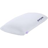 Purple Freeform Pillow - King Size - Customizable Cooling Neck Pillow with Adjustable Fill, GelFlex Grid and MicroFlex Moon Foam, Personalized Height and Firmness for All Sleepers