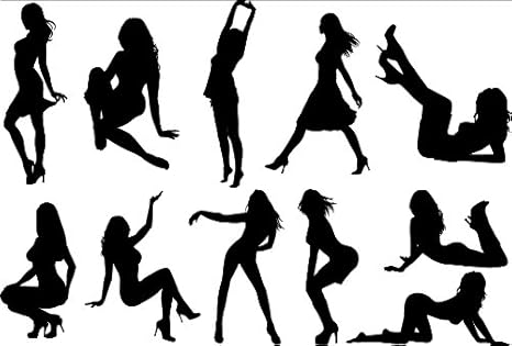 Amazon 商用ok セクシーシルエット 379種類以上のセクシーな女性のシルエットイラスト素材集 Pcソフト ソフトウェア