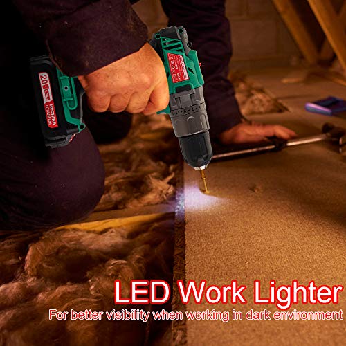 image for HYCHIKA BETTER TOOLS FOR BETTER LIFE Cordless Drill Driver, HYCHIKA 1