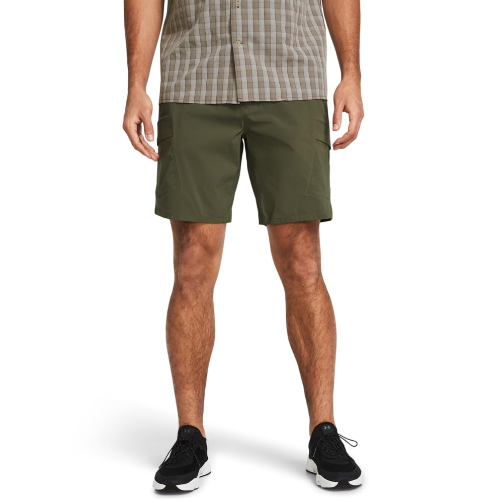 Under Armour Men’s Fish Hunter 2.0 Cargo Shorts, (390) Marine OD Green / / Baroque Green, 30