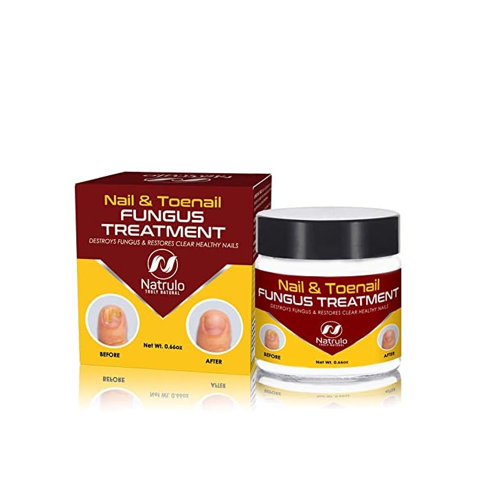 Natrulo Nail & Toenail Treatment - Herbal Nail Cream with Tolnaftate & Essential Oils - Repairs & Restores Clear Healthy…