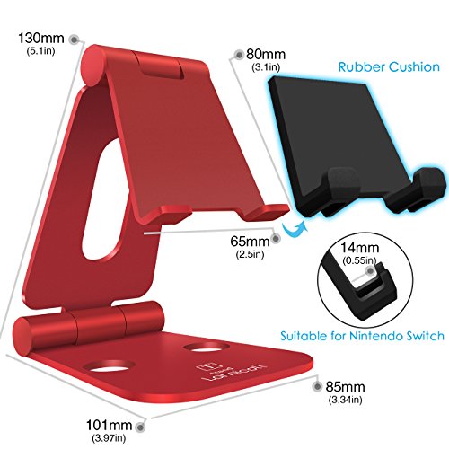 image for Multi-Angle Stand for Nintendo Switch, Lamicall Tablet Stand : Cell Ph
