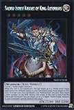 Yu-Gi-Oh! - Sacred Noble Knight of King Artorigus (NKRT-EN038) - Noble Knights of the Round Table - 1st Edition - Platinum Rare