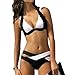Hot Sale! Women Bikini Set,Canserin Women's Print Bandage Sexy Swimwear Black Two-piece Swimsuit Beach Wear (M, Black)