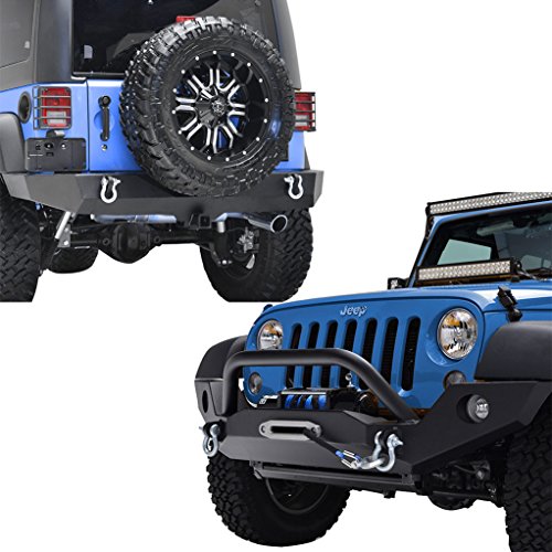 Buy EAutogrilles 0717 JK Jeep Wrangler Rock Crawler Front Bumper With