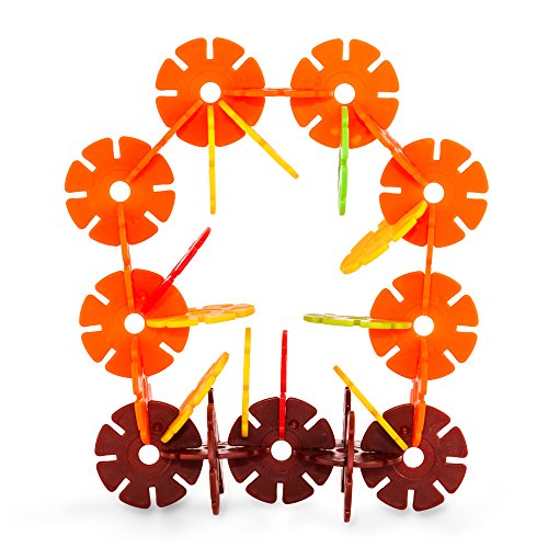 Creative Kids Flakes 1400 Piece Interlocking Plastic Disc Set for