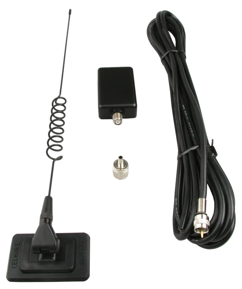 Glass Mount Car Antenna for Cell Phone Reception Nokia, LG, Motorola, Samsung, HTC, and Sony