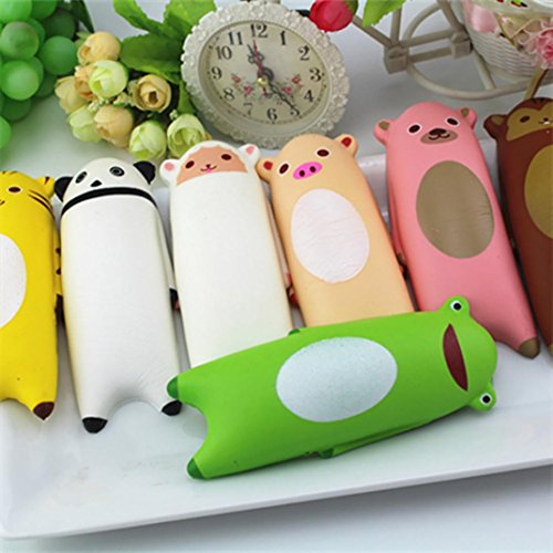 Balakie Xmas Gifts New Squishy Cute Animal Bread Phone Straps Slow Rising Bun Charms Gifts Toys - Thumbnail 3