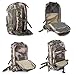 3P Tactical Military Backpack, Feskin 25L Superior Waterproof Wearable Durable Double Shoulder Bag for Kids Camping, Climbing, Hiking, Shooting Outdoor Sports - CP Camouflage