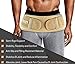 Vriksasana Posture Sacroiliac Hip Belt for Women and Men That Alleviates Sciatic, Pelvic, Lower Back, Leg and Sacral Nerve Pain Caused by Si Joint Dysfunction| Trochanter Brace (Regular, Nude)