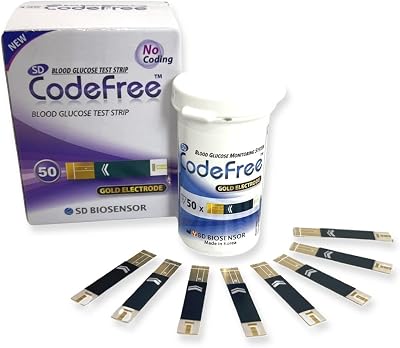 CodeFree 100 Strips SD Codefree Blood Glucose Monitor Test Strips