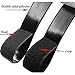 Eroilor Double-sided Adhesive Tape, 4 Meters Extra Strong Adhesion Self-adhesive Tape Hook Tape Over 10,000 Time Adhesive DIY - Black