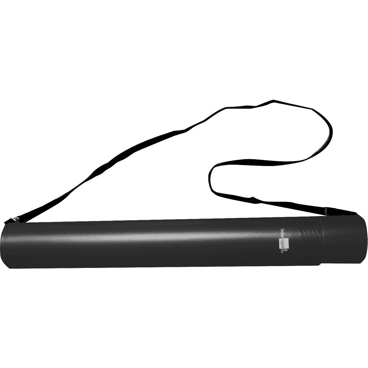 Plastic Flat Holder with a Diameter of 6 cm, extendable to 80 cm, Black