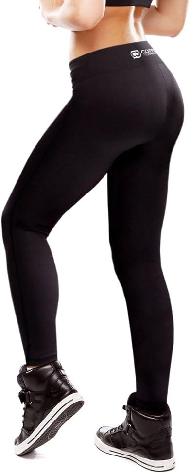 Copper Compression Womens Leggings - High Waist Tights, Yoga Pants Women