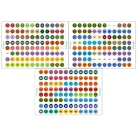 Essential Oils Labels - Complete Set - Includes Multiple Bottle Cap Stickers for ALL Oils - Perfect Lid Stickers to Keep Your Oils Organized