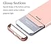 iPhone 5S Case, iPhone 5 Case, iPhone SE Case, COOLQO 3in1 Ultra-Thin Hard Matte Finish Plastic [Tempered Glass Screen Protector] Shockproof Electroplate Cover Skin for Apple iPhone 5S_Rose Gold