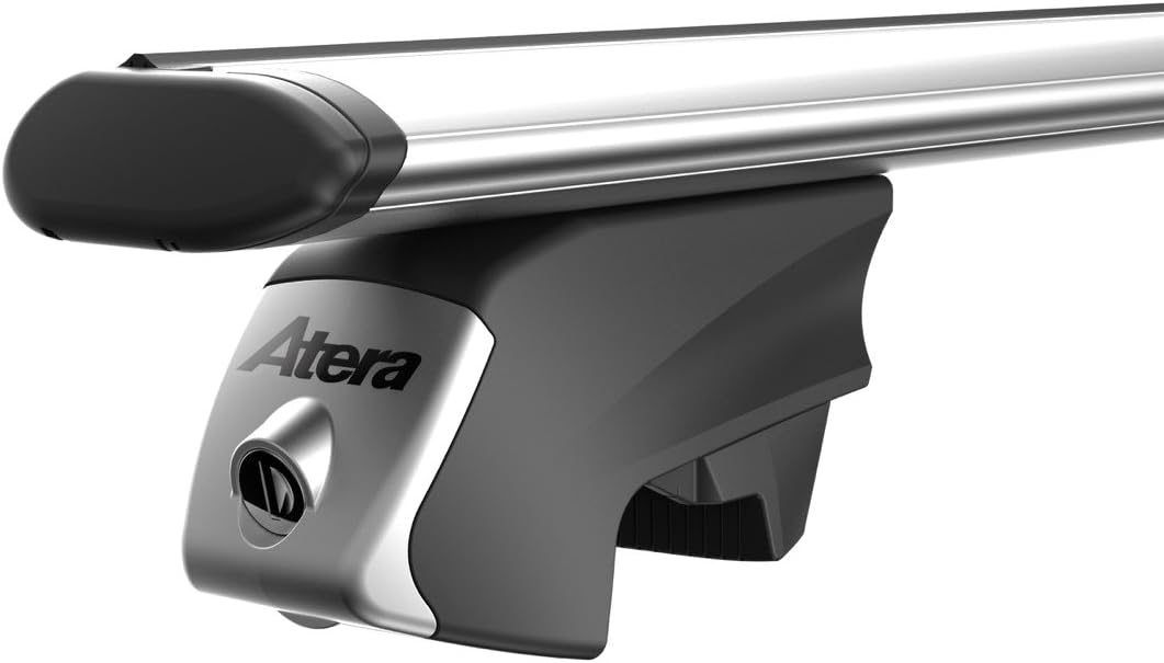 Atera 048522 Car roof rack Signo RTD - Aero profile silver - for cars with overhead roof rails - steel 122 cm