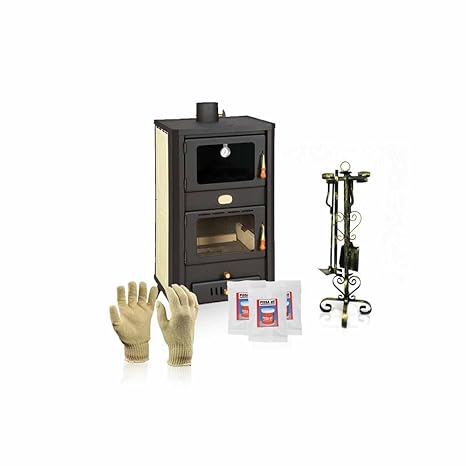 Holzofen Wasserführend Prity mit Backofen, Modell FG W18 R, Leistung 23 kW