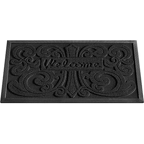 image for Mibao Low Profile Shoe Scraper Doormat Indoor Outdoor Floor Mat Entran