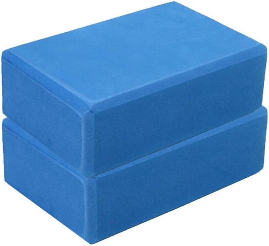 REYO Yoga Block (1 PC or 2 PC), High Density EVA Foam Block Brick,Yoga Blocks Foam Bricks Provides Stability and Balance,for Exercise, Pilates, Workout, Fitness, Gym