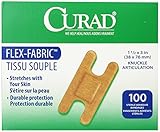 Medline Bandage Adhesive Fabric Knuckle, 100 Count