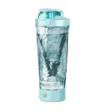TDXVPB Self Electric Protein Shaker Bottle Automatic Stirring Coffee Cup Portable Sports Mixer Mug Lightweight Large Capacity (Green)