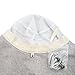 Home Prefer Women's Cotton Essential Summer Hat Fold up Wide Brim Sun Bucket Hat UPF50+ Fishing Hat Beach Sun Hat with Stripes Light Gray