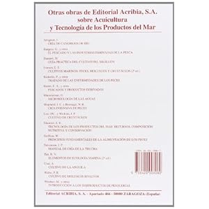 Bases Biologicas y Ecologicas de Acuicultura (Spanish Edition)