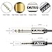 J&D 3.5mm to 6.35mm Stereo Audio Cable, Gold Plated 3.5mm 1/8 inch Male TRS to 6.35mm 1/4 inch Male TRS Copper Shell Cable with Zinc Alloy Housing, Nylon Braid for Amplifiers, 3 Feet