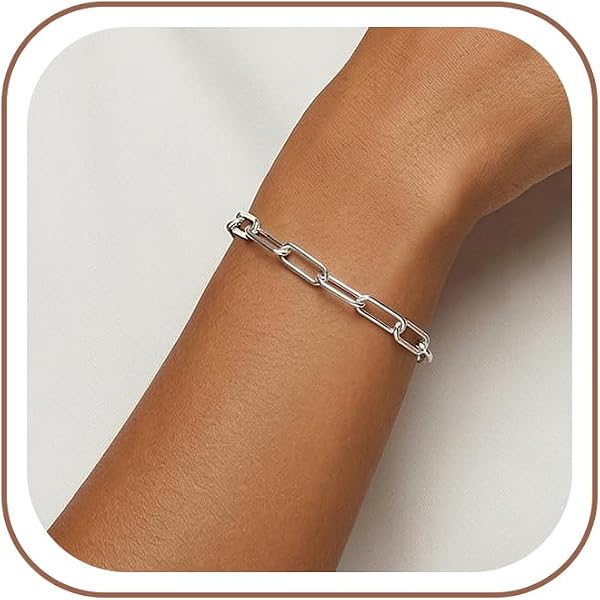 Amazon.com: Porment Italy S925 Sterling Silver Bracelet for Women 