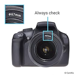 67mm Set of 2 Camera Lens Hoods and 1 Lens Cap