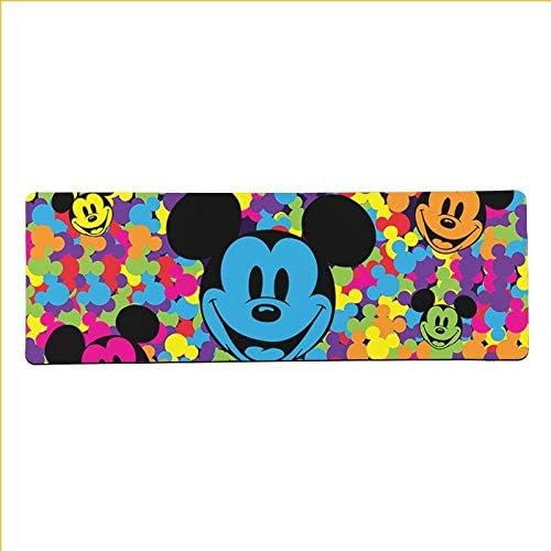 Quality Mickey Minnie Mouse Large Mouse Pad PC Computer Mat Large Mouse Pad Keyboards Mat (Color : Gray)