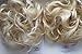 CAISHA Big Hairpiece Scrunchy Updo Bridal Hairstyle curly Messy Bun Platinum Blonde G11E