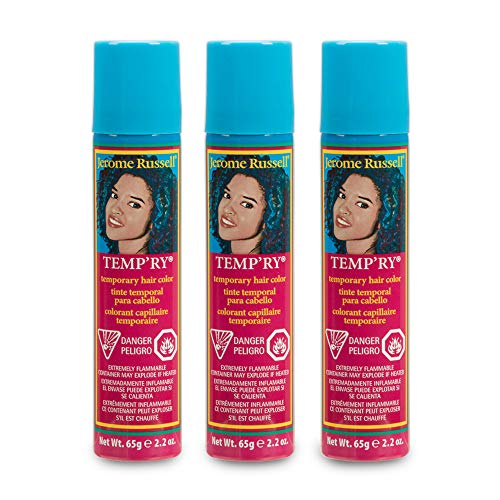 Jerome Russell Temp'ry Spray-on Gold Hair Color, 2.2oz x 3 pack
