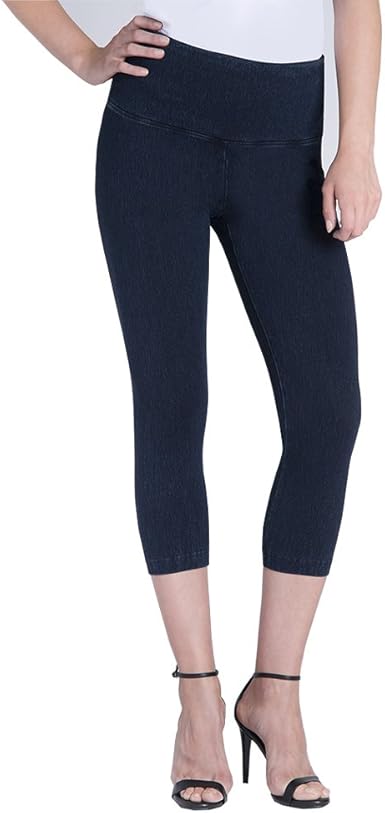 lysse denim capri leggings