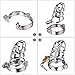 Tooluu Chastity Cage Device Cock Cage, with 3 Different Size 1.57