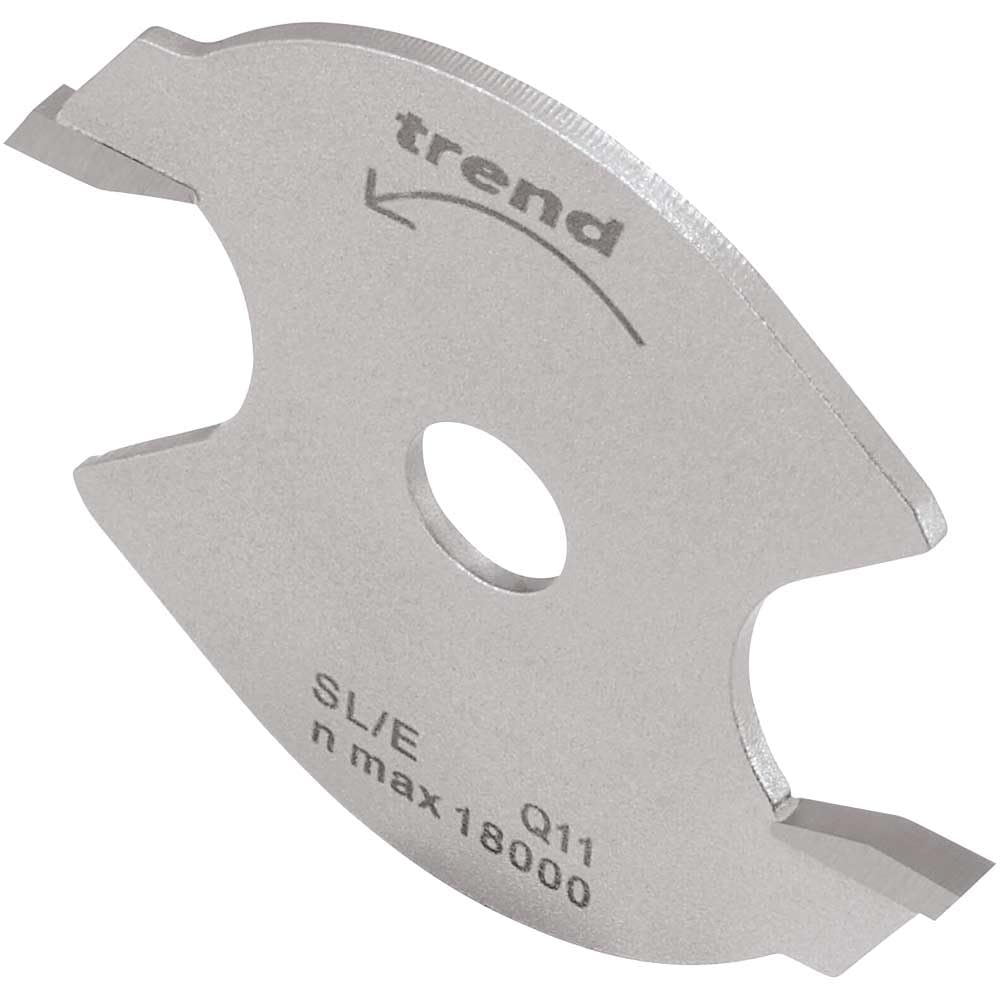 Trend Professional 1/4 Inch Bore Slotter, 2.0mm Kerf, Slot Cutter with 40mm Cut Diameter, 2 Teeth, Tungsten Carbide Tipped, SL/E