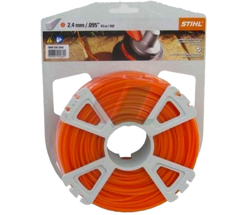 Stihl round, diameter 2.4 mm x 41 m mowing line, orange
